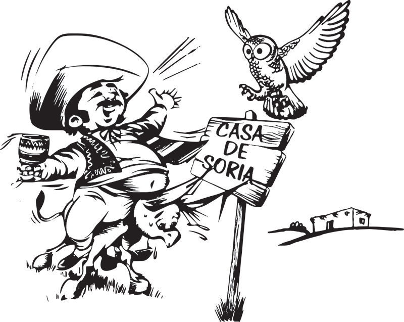 Casa de Soria’s mascot Casa de Soria's mascot